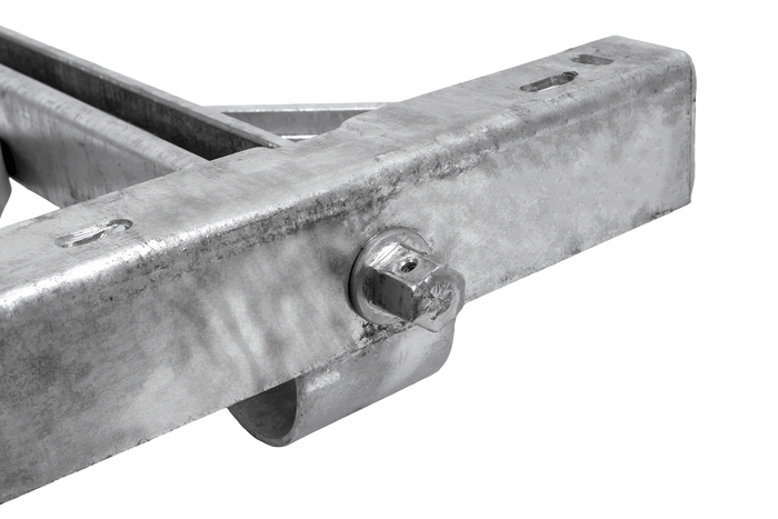 Stabilizator de colț extensibil KNOTT 6X1197.007 pentru remorcă 1100kg 498mm