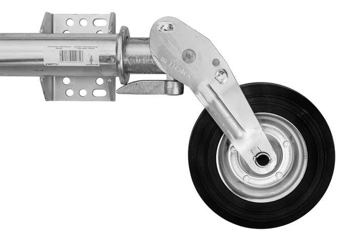 Roată de susținere automată WINTERHOFF VK60-KH-200VBB cu mâner 250 kg 60 mm 560-1030 mm