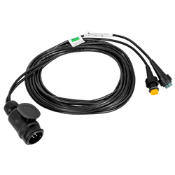 Instalație electrică ASPÖCK, cablaj remorcă, 5m, ștecher cu 13 pini, 2x baionete cu 5 pini