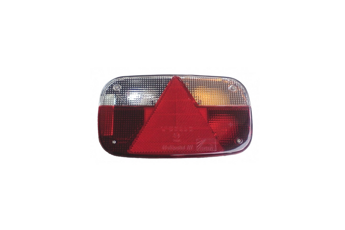 Lampă spate ASPÖCK MULTIPOINT III cu baionetă, 5 pini, 6 funcții, dreapta