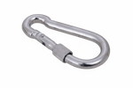 Cârlig cu arc de siguranță pentru frânghii DROMET KSZ.8.80 cârlig de pompieri 8x80mm