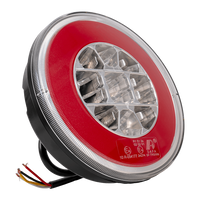 TT TECHNOLOGY TT.12008 Glo-Trac LED Lampă spate Hamburger cu 3 funcții, universală