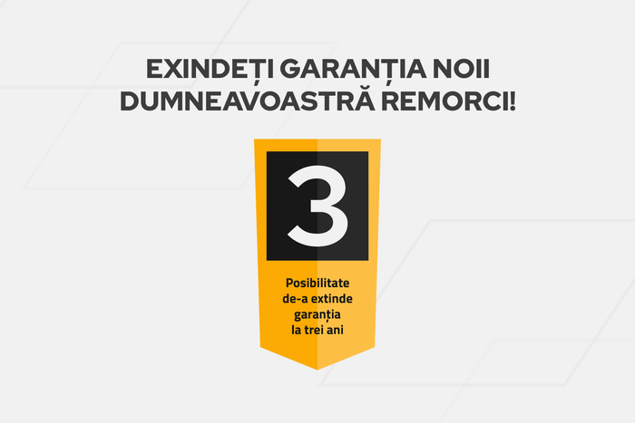 Remorcă auto pe arcuri 230x125 UNITRAILER GARDEN 230/R KIPP cu cadru H-1100 și capac albastru