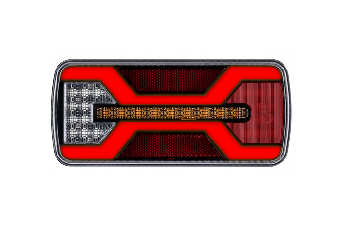 Lampă spate KAMAR X-SPIDER L2431 baionetă 5PIN 6 funcții dreapta