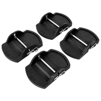 Set de patru plăcuțe de susținere pentru stabilizator de remorcă KNOTT 18x14x4,5cm