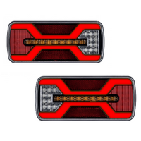 Stopuri KAMAR X-SPIDER L2430+L2431 cu baionetă, 5 pini, 7 funcții, stânga+dreapta
