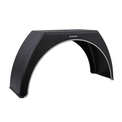 Apărătoare remorcă 15-17.5" DOMAR DK3114 arc de roată plat 950/300mm cu finisaj alb