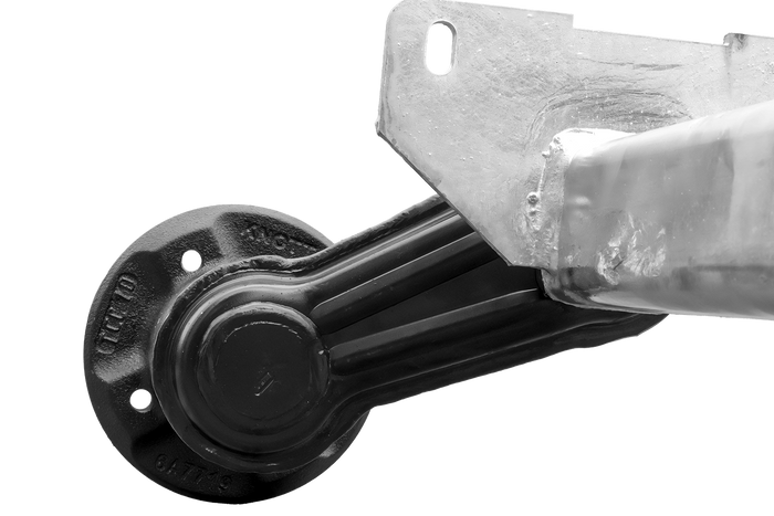 Axă nefrânată KNOTT VG7-L pentru remorcă de barcă 750 kg 1094 mm 1406 mm 4x100