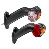 Lampe de poziție stânga+dreapta ASPÖCK SUPERPOINT II pe braț de cauciuc cu cablu lateral