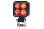 Lampă de siguranță LED WAŚ 2244 W267, lampă de avertizare roșie