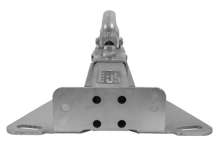 Cârlig sferic KNOTT KQ14-A+KZE7.5 pentru o remorcă de 750 kg cu bară de tractare în V