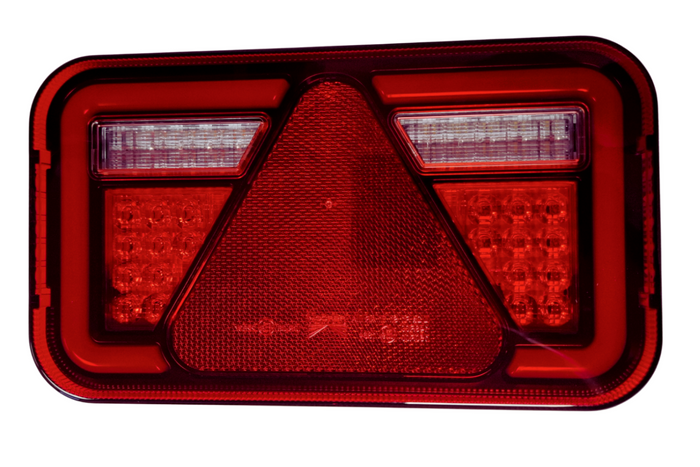 Lampă spate LED ASPÖCK MULTILED IV cu baionetă, 5 pini, 5 funcții, stânga