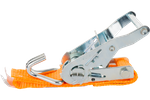 Bandă de transport UNITRAILER portocalie 4m/25mm/1t cu tensionator