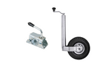Roată jockey cu clemă KNOTT TK48+LB48 150kg 48mm 500-720mm