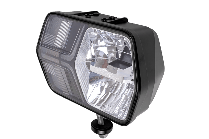 Lampă frontală LED ASPÖCK LuxLED II cu 7 funcții, 6 pini, DEUTSCH DT06-6S, dreapta