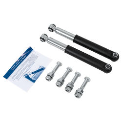 Set de două amortizoare KNOTT 990001 pentru axe de remorcă 750-1800 kg pentru axe simple și tandem